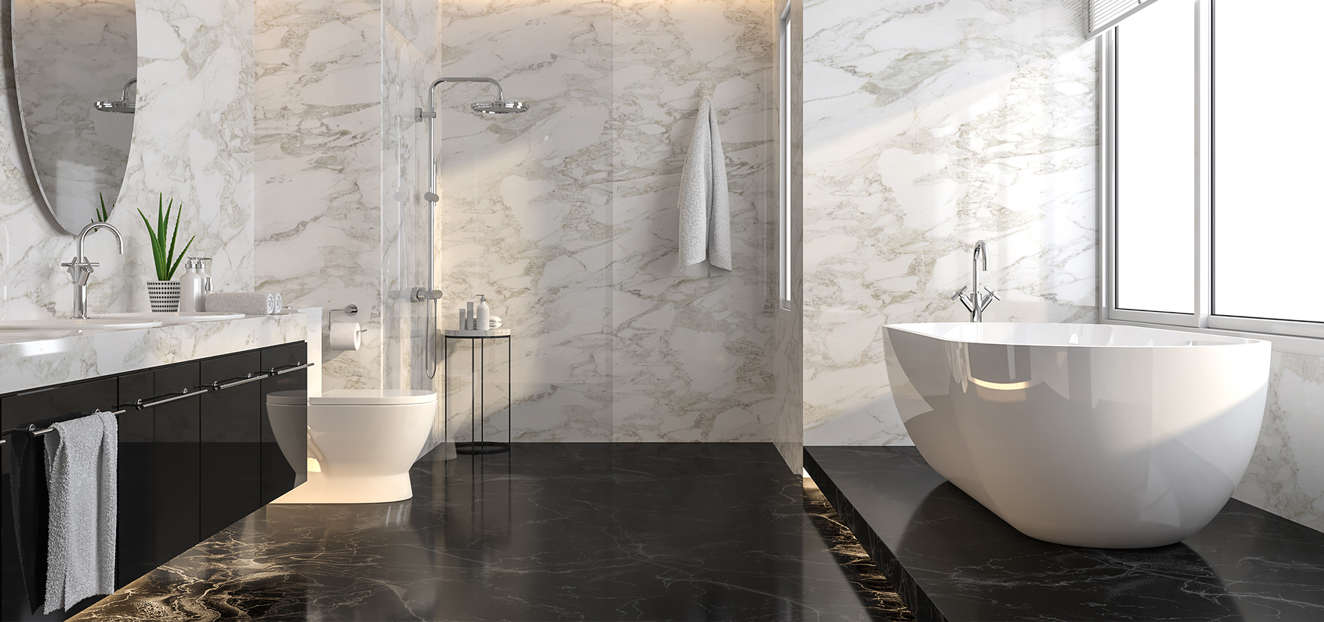 marble bathroom