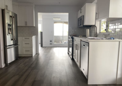 Stunning renovated kitchen with shaker panel cabinets