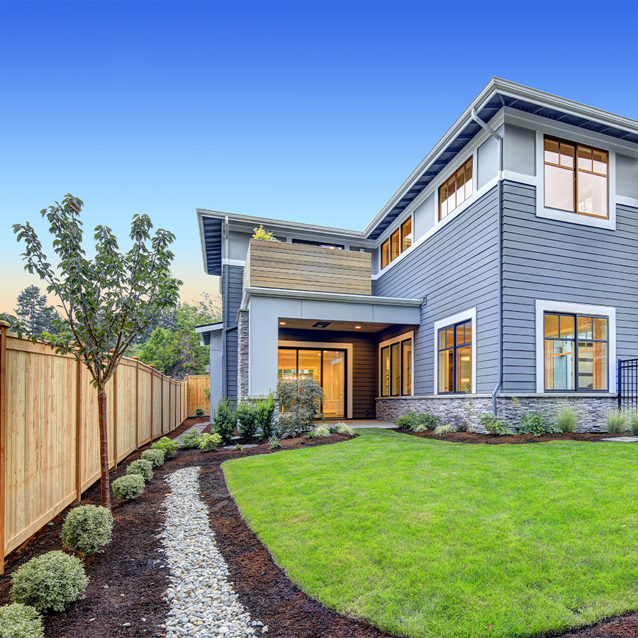 Modern custom-built home by Magnum Construction Services showcasing expert general contracting, exterior finishing, and landscape coordination in Vancouver residential construction.