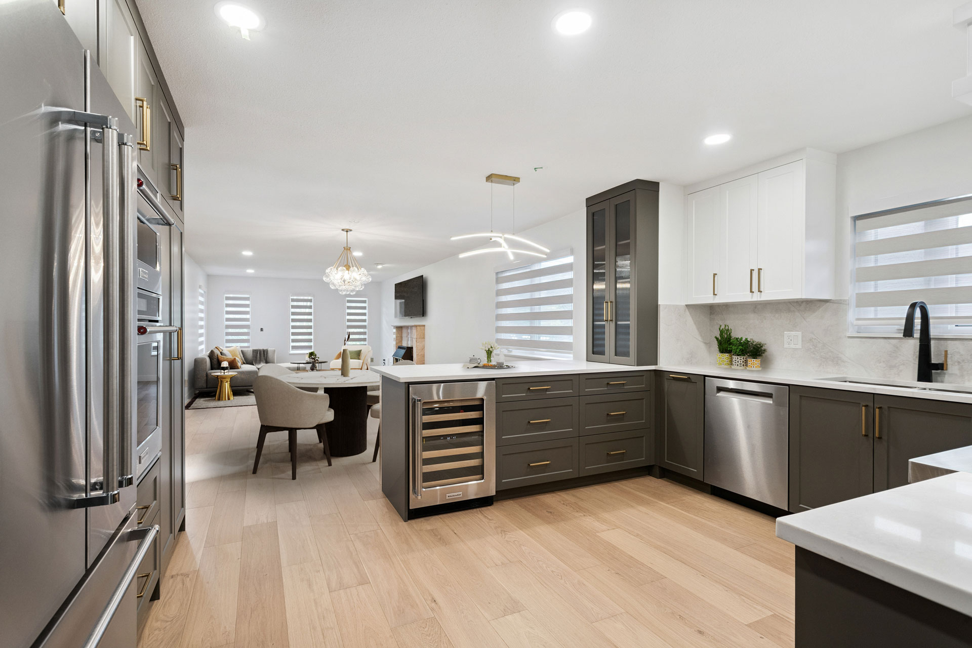 Modern family kitchen
